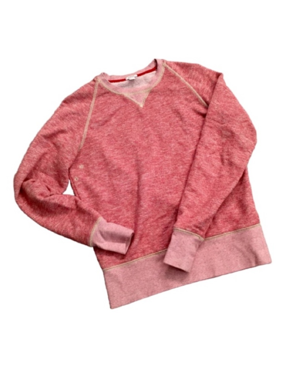 Fossil Red Raglan Casual Sweatshirt Small NWOT